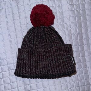 Lululemon Athletica Black and Red Beanie